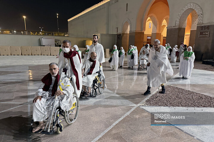 بستن احرام کاروان جانبازان عازم بیت‌الله‌الحرام