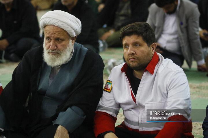 مراسم اولین سالگرد شهادت شهدای خدمت در تبریز