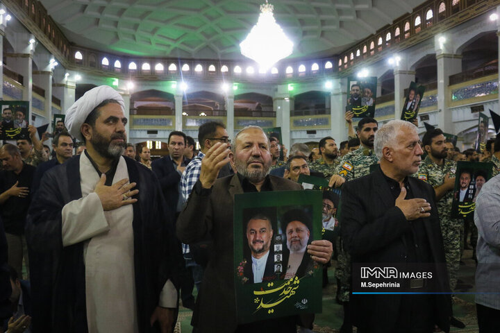 مراسم اولین سالگرد شهادت شهدای خدمت در تبریز