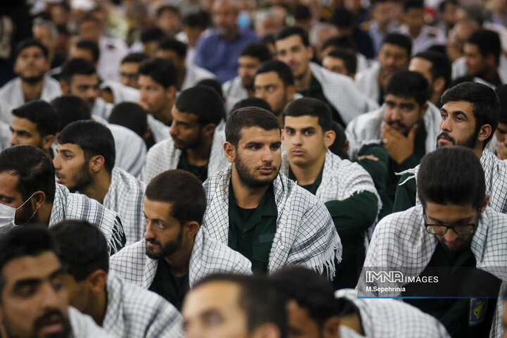 مراسم اولین سالگرد شهادت شهدای خدمت در تبریز