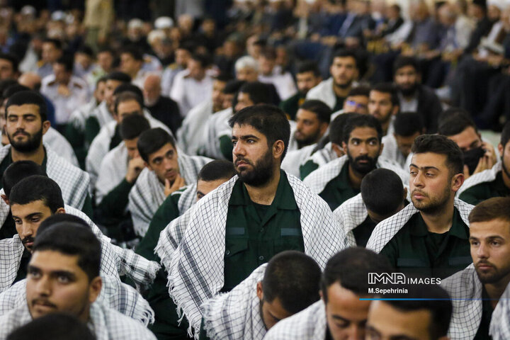 مراسم اولین سالگرد شهادت شهدای خدمت در تبریز