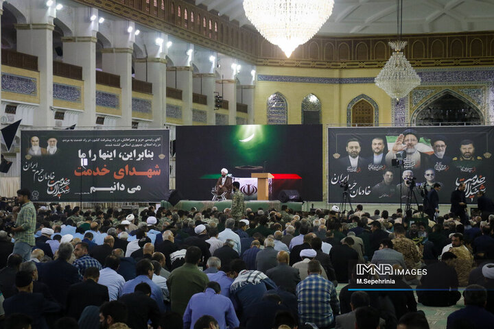 مراسم اولین سالگرد شهادت شهدای خدمت در تبریز