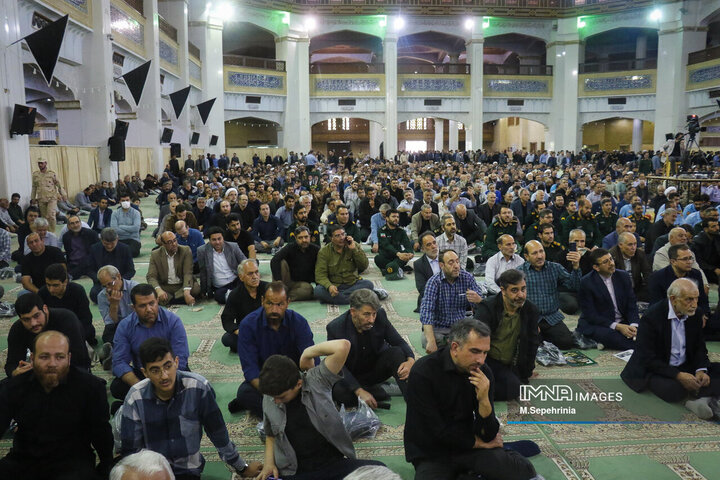 مراسم اولین سالگرد شهادت شهدای خدمت در تبریز