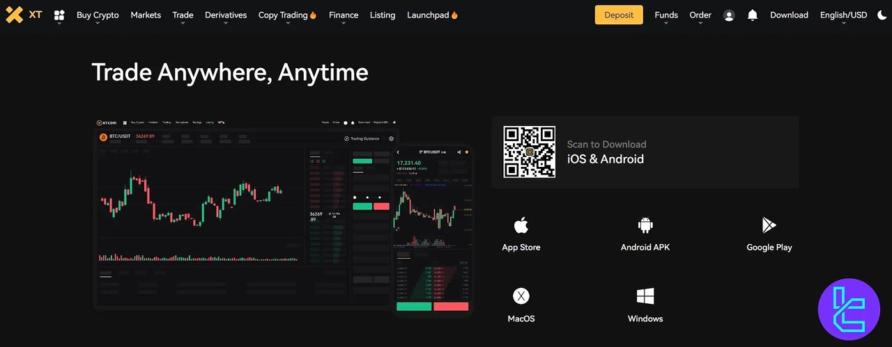 صرافی ارزدیجیتال XT