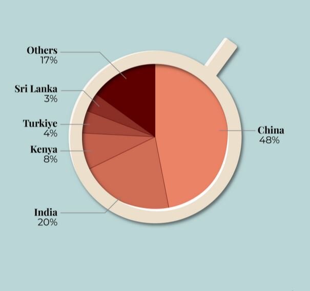 بزرگترین تولیدکننده و مصرفکننده چای در جهان کجاست؟