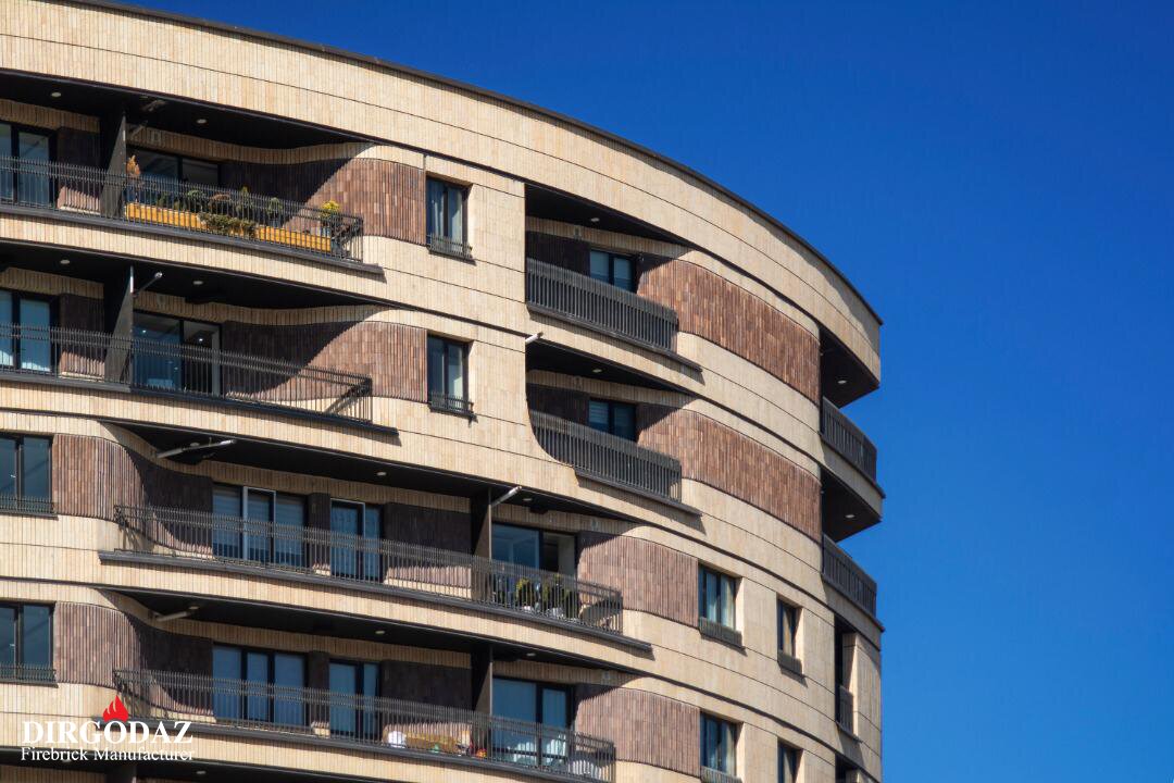 آجر نسوز نما رندوم دیرگداز