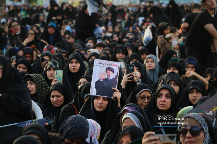 مراسم اولین سالگرد شهید رئیسی و شهدای خدمت در مشهد