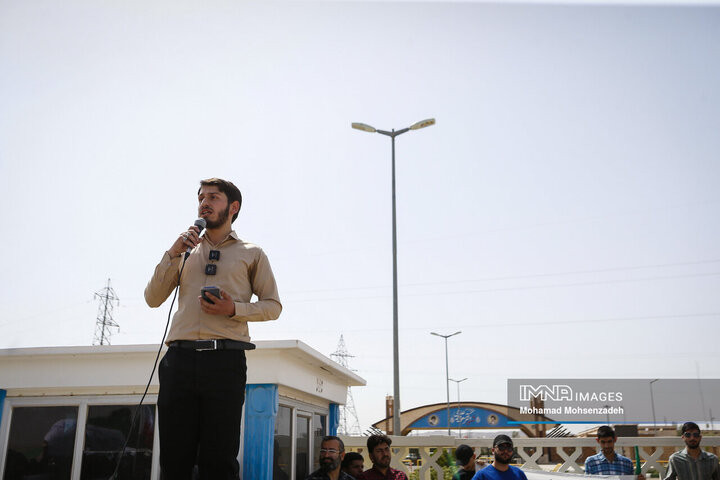 اجتماع دانشجویی در سایت هسته ای فردو