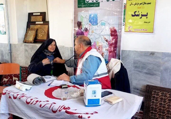 خدمت‌رسانی به ۱۱۶۲ نفر در مناطق محروم خراسان شمالی