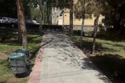 پیشرفت ۵۰ درصدی ساماندهی پیاده‌روهای بوستان رستم شیرازی