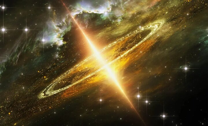 روشن شدن یک کهکشان در لحظه ثبت شد