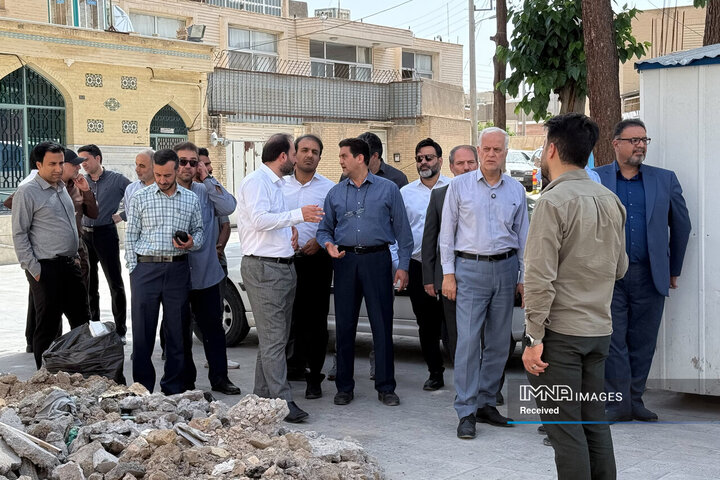 بازدید شهردار اصفهان از گذرهای تاریخی شهر