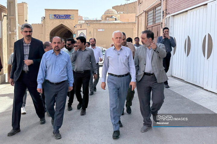 بازدید شهردار اصفهان از گذرهای تاریخی شهر
