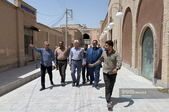 بازدید شهردار اصفهان از گذرهای تاریخی شهر