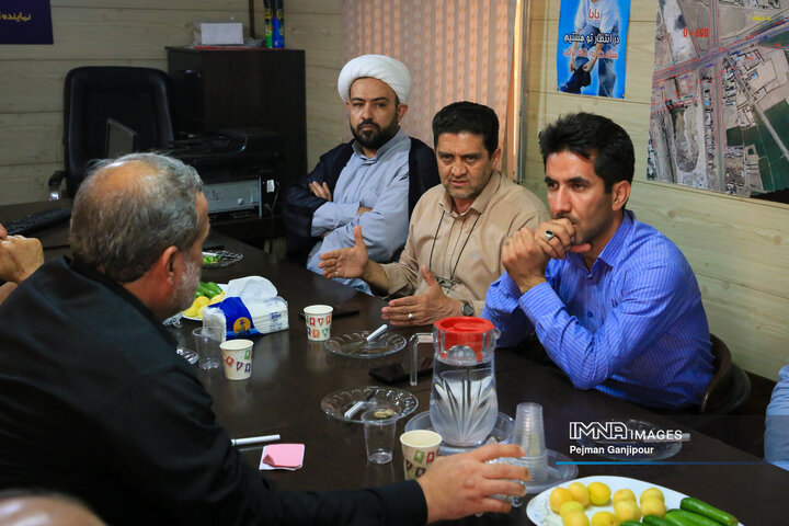 بازدید اعضای کمیسیون عمران شورای شهر اصفهان از پروژه رینگ چهارم