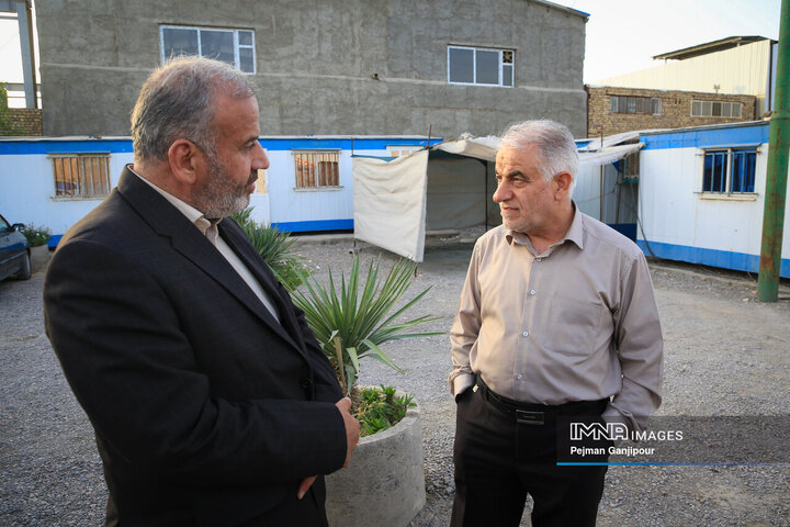 بازدید اعضای کمیسیون عمران شورای شهر اصفهان از پروژه رینگ چهارم