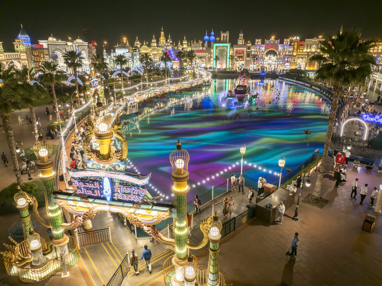 دهکده جهانی شهر خلیج فارسی رکورد بازدید را شکست