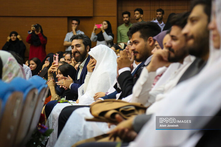 جشن ازدواج دانشجویی دانشجویان دانشگاه آزاد واحد خوراسگان