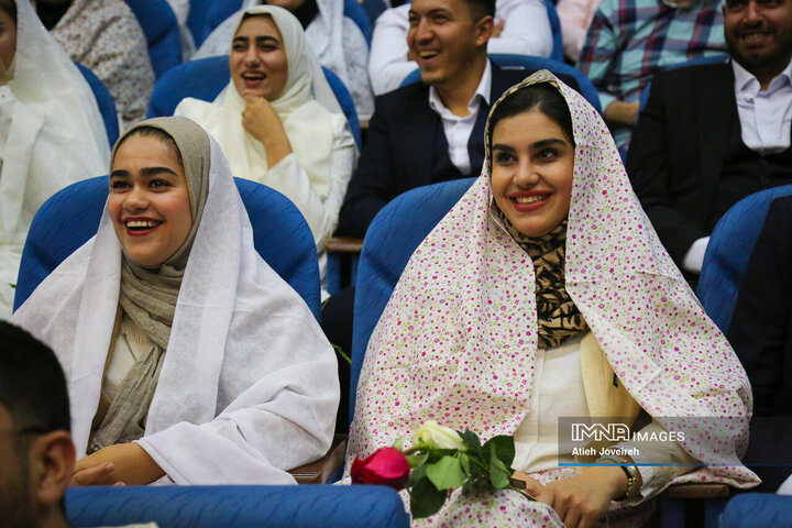 جشن ازدواج دانشجویی دانشجویان دانشگاه آزاد واحد خوراسگان