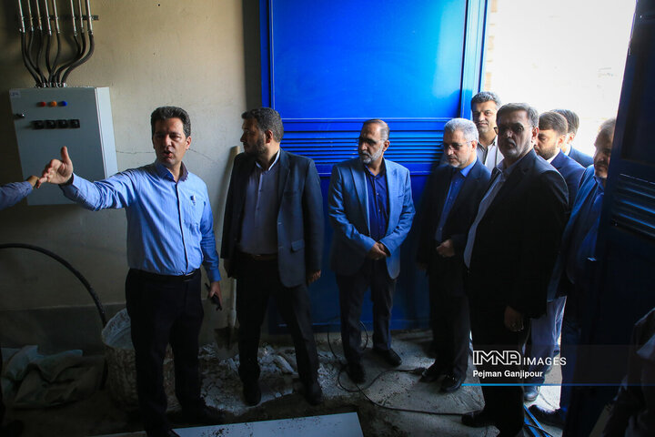 بازدید معاون حقوق عامه دادستانی کل کشور از تصفیه خانه شمال شهر اصفهان و نیروگاه شهید منتظری