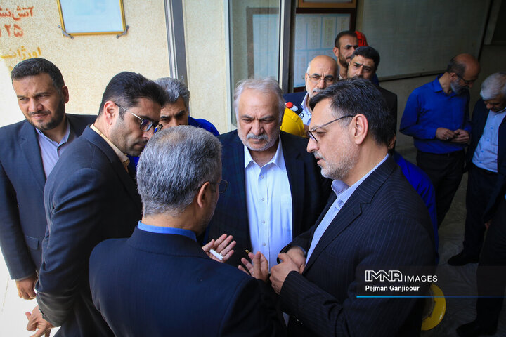 بازدید معاون حقوق عامه دادستانی کل کشور از تصفیه خانه شمال شهر اصفهان و نیروگاه شهید منتظری