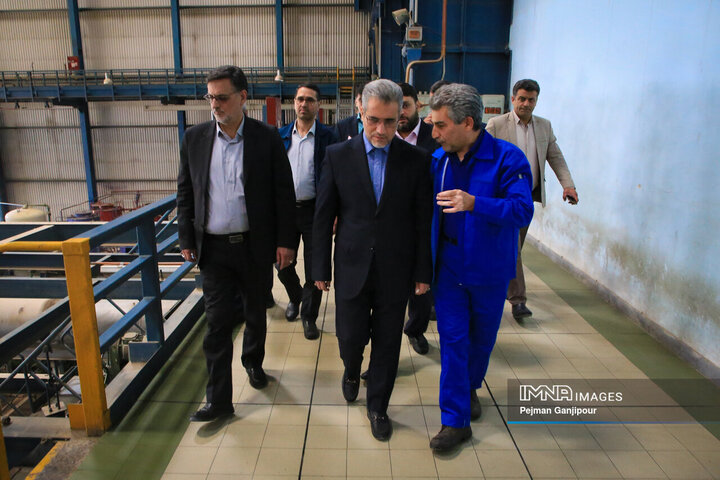 بازدید معاون حقوق عامه دادستانی کل کشور از تصفیه خانه شمال شهر اصفهان و نیروگاه شهید منتظری