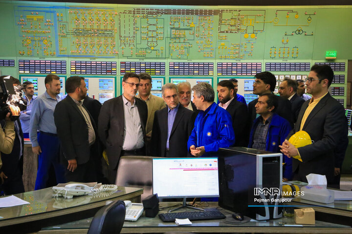بازدید معاون حقوق عامه دادستانی کل کشور از تصفیه خانه شمال شهر اصفهان و نیروگاه شهید منتظری