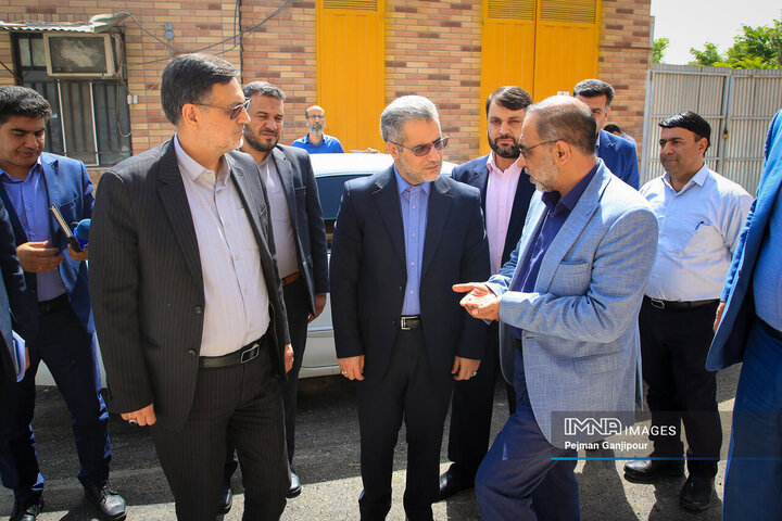 بازدید معاون حقوق عامه دادستانی کل کشور از تصفیه خانه شمال شهر اصفهان و نیروگاه شهید منتظری