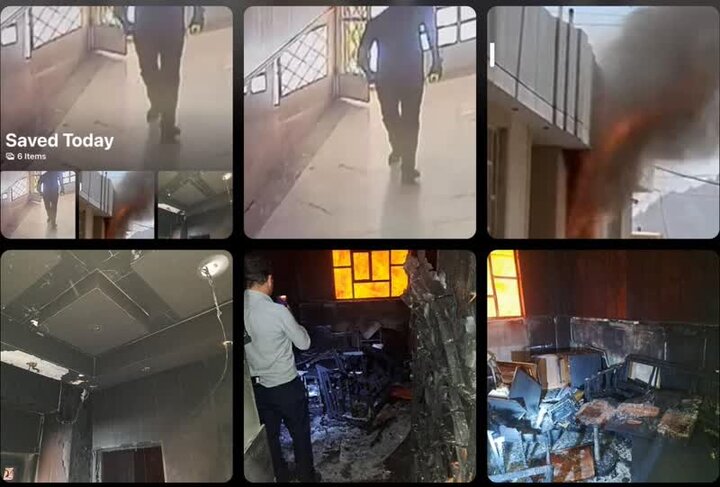 دستگیری شرور و عامل حریق عمدی یکی از کارخانه‌های شهرک محمودآباد شاهین‌شهر + فیلم