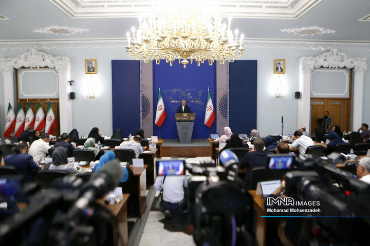 نشست خبری سخنگوی وزارت امور خارجه