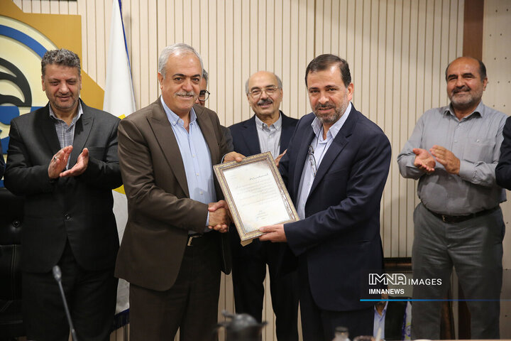 آیین تکریم و معارفه مدیرعامل سازمان حمل‌و‌‌نقل ریلی شهرداری اصفهان