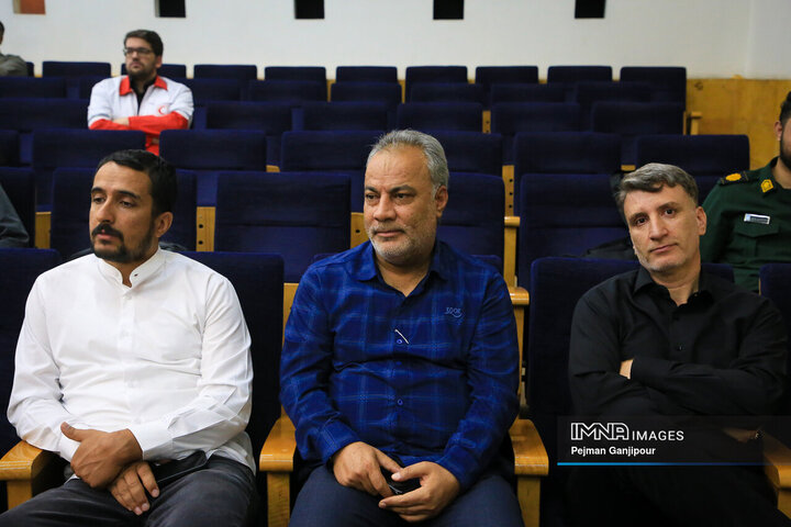 مراسم تکریم و معارفه رئیس سازمان بسیج رسانه استان اصفهان