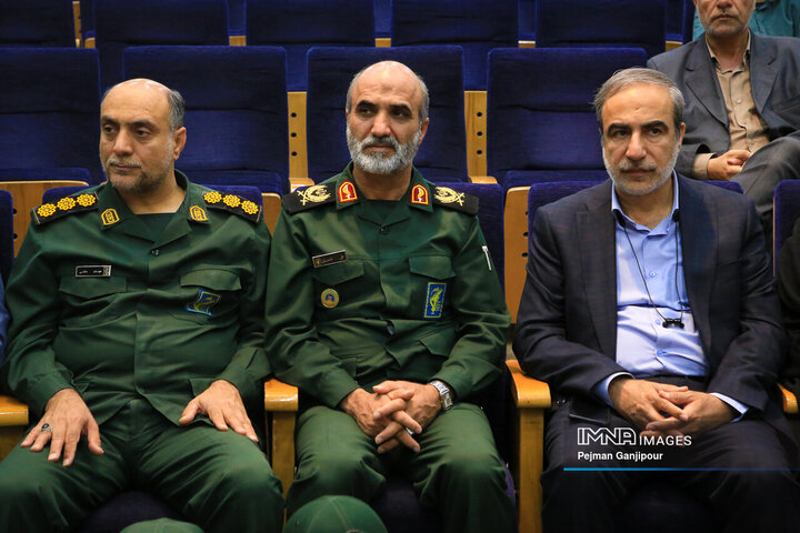 مراسم تکریم و معارفه رئیس سازمان بسیج رسانه استان اصفهان