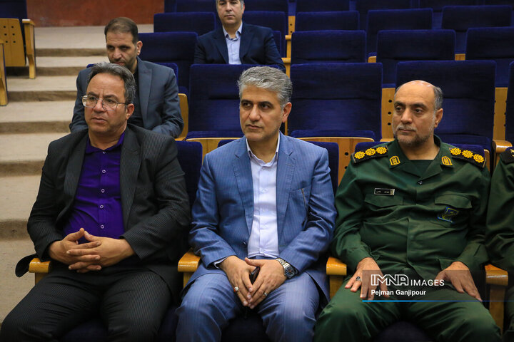 مراسم تکریم و معارفه رئیس سازمان بسیج رسانه استان اصفهان