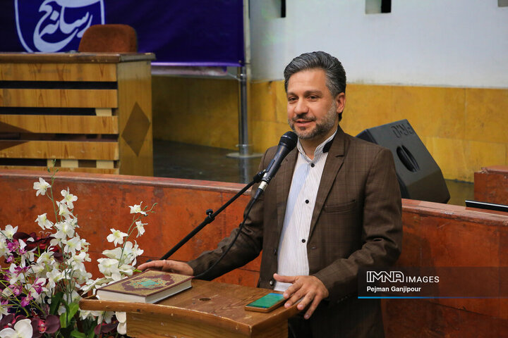 مراسم تکریم و معارفه رئیس سازمان بسیج رسانه استان اصفهان