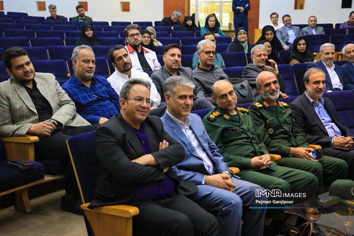 مراسم تکریم و معارفه رئیس سازمان بسیج رسانه استان اصفهان