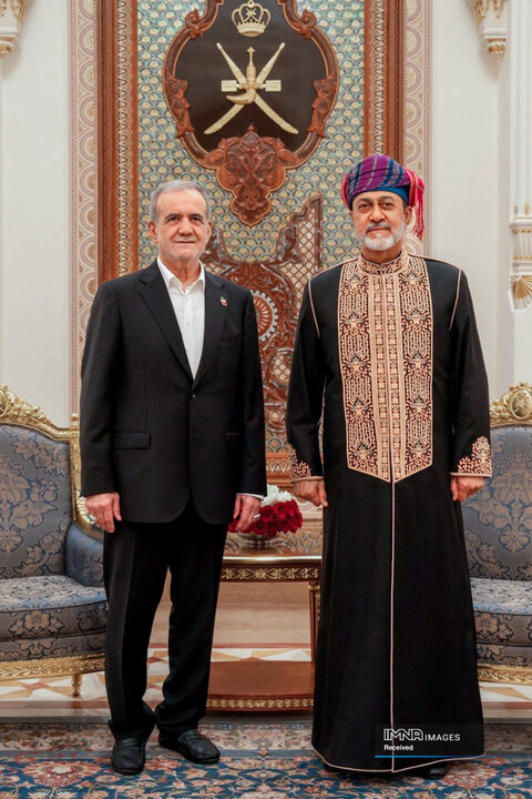 مراسم استقبال رسمی سلطان عمان از رئیس جمهور