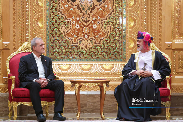 مراسم استقبال رسمی سلطان عمان از رئیس جمهور