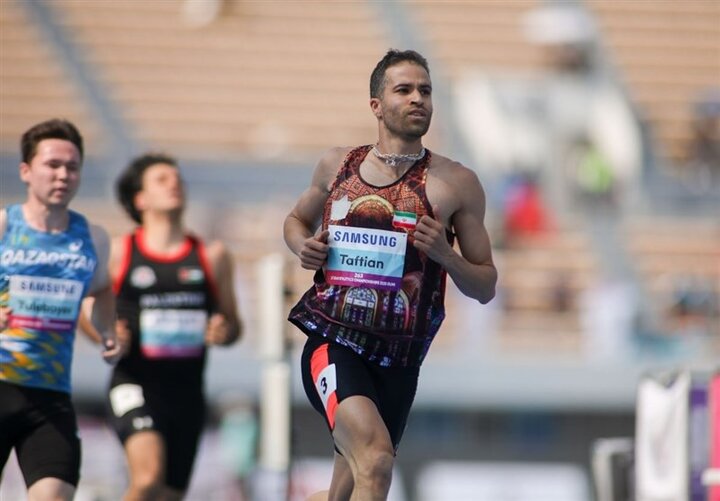 صعود تفتیان به فینال ۱۰۰ متر