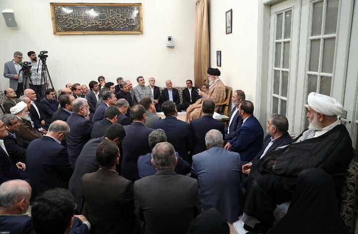 دیدار وزیر کشور و استانداران با رهبر انقلاب
