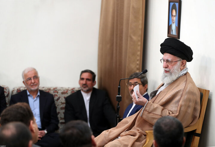 دیدار وزیر کشور و استانداران با رهبر انقلاب