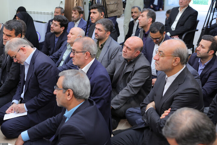 دیدار وزیر کشور و استانداران با رهبر انقلاب