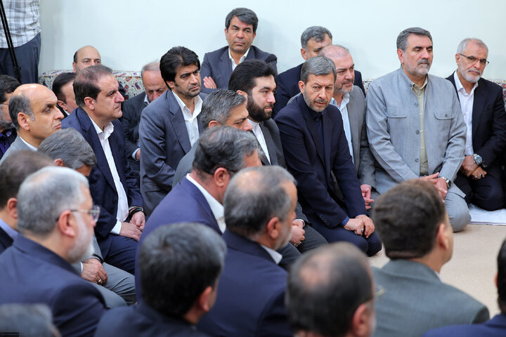 دیدار وزیر کشور و استانداران با رهبر انقلاب