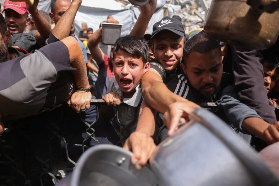 کشتار مستقیم امدادجویان غزه در صف غذا