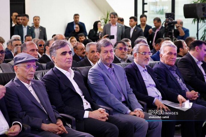 آیین افتتاح ساختمان جدید بانک ملی شعبه مرکزی کاشان