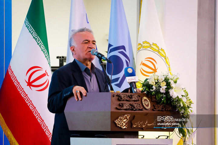 آیین افتتاح ساختمان جدید بانک ملی شعبه مرکزی کاشان