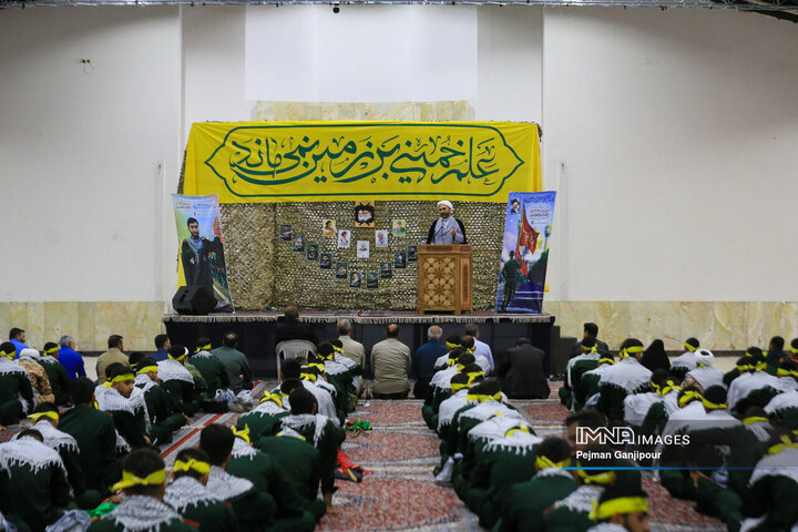 آیین بدرقه کاروان دو امدادی «عاشقان حسینی، زائران خمینی»