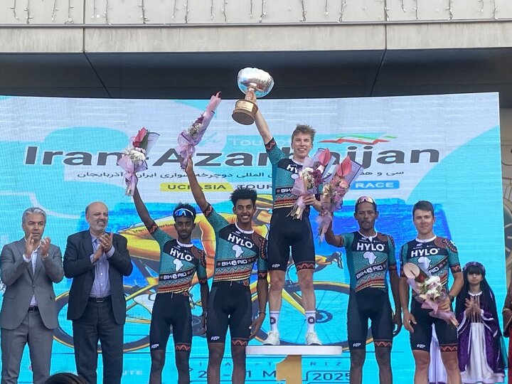 آلمان قهرمان تور دوچرخه سواری ایران-آذربایجان شد