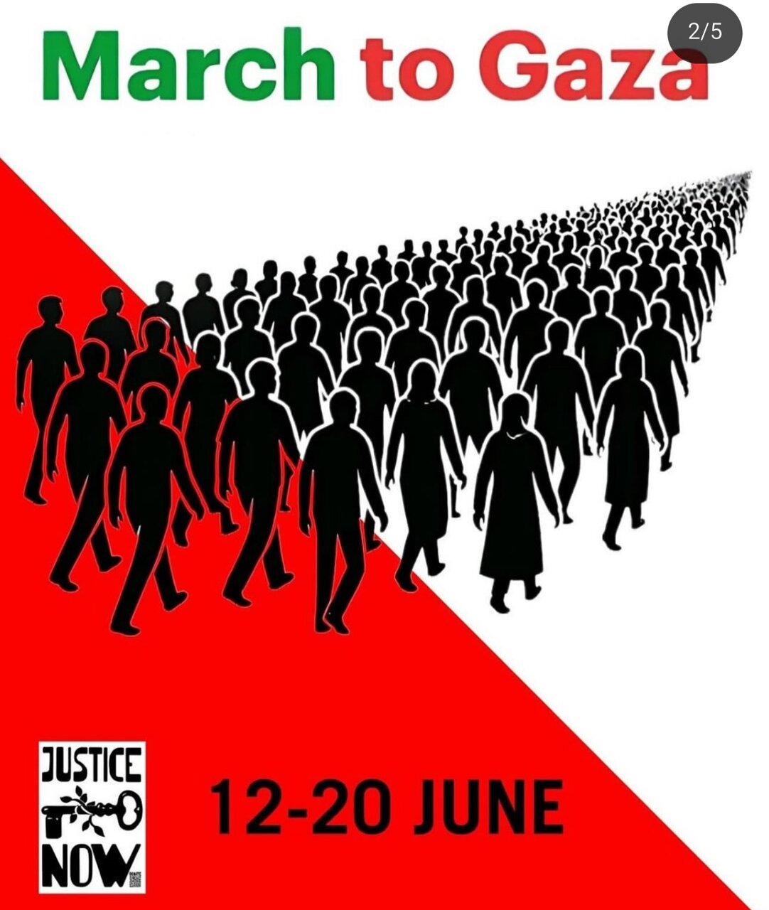 هزاران فعال حقوق بشر در تدارک راهپیمایی بهسوی مرز غزه