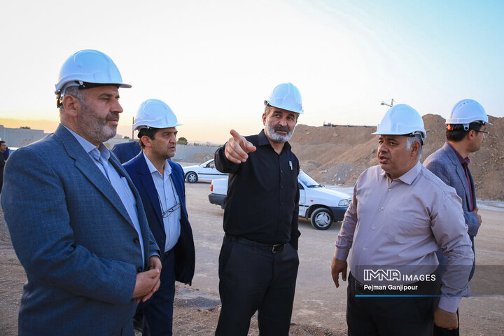 بازدید اعضای کمیسیون عمران شورای شهر اصفهان ا پروژه باغ مشاهیر